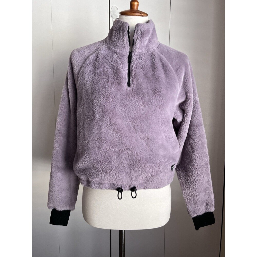 Calvin Klein Performance Women’s XS Purple Fleece Quarter Zip Pullover